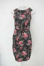 Vestido talita kume feminino preto estampado
