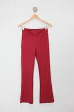 Calça Legging flare feminina vermelha