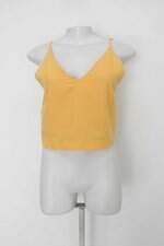 Regata c&a feminina amarelo com Franzido