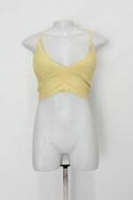Top feminino amarelo com Bojo