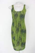 Vestido feminino estampado com Forro