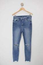 Calça Jeans skinny h&m feminina azul