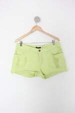 Shorts de sarja le lis blanc feminino verde