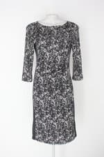 Vestido gregory feminino estampado com Recortes