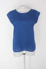 Blusa aishity feminina azul com Fenda