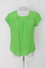 Blusa feminina verde com Pregas