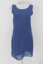 Vestido feminino azul com Forro