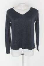 Blusa feminina azul com Recortes