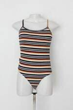 Body feminino listrado