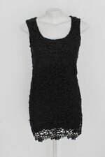 Vestido Renner feminino preto com Renda