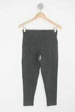 Calça de tecido legging feminina cinza escuro