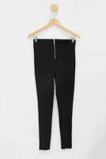 Calça de tecido feminina preta