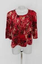 Blusa arrojados feminina estampada com Bordado