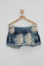Shorts Saia feminino azul