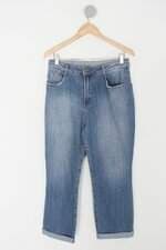 Calça Jeans multi ponto feminina azul