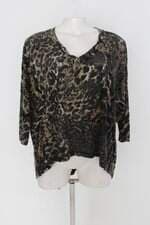 Blusa thipton feminina estampada com Barra Mullet