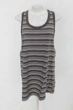 Regata renner feminina cinza listrada