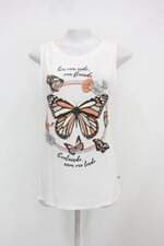 Regata feminina off-white com Silk