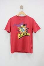 Camiseta juvenil the simpsons vermelha com silk