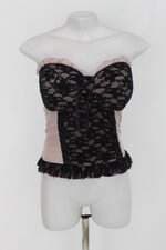 Blusa universe teen feminina rosa com Renda e Bojo