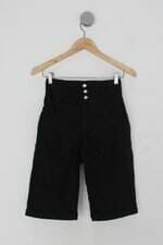 Bermuda feminina preta