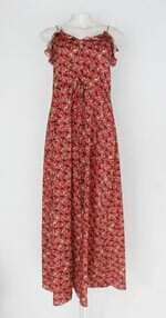 Vestido cavendish feminino laranja estampado