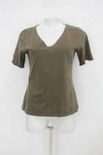 Blusa básica feminina verde com Bordado