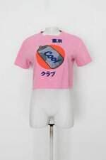 Blusa Cropped renner feminina rosa com Silk