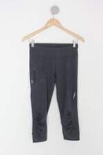 Calça Legging feminina cinza com Nervura