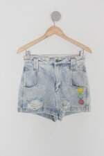 Shorts smiley originals feminino azul