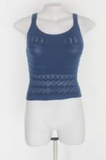Cropped  renner feminina azul