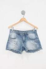 Shorts jeans feminino azul