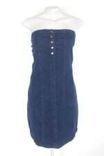 Vestido jeans marisa feminino azul