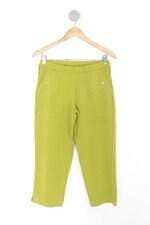 Calça de tecido skunk feminina verde