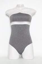 Body feminino cinza