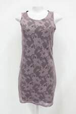 Vestido feminina roxo com Forro
