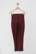 Calça de tecido by su feminina vinho