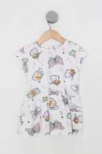 Vestido Infantil riachuelo branco estampado