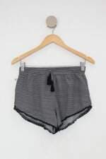 Short doll pernanbucanas feminino listrado com Tassel