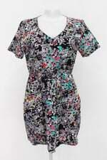 Vestido collins feminino estampado