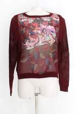 Blusa lez a lez feminina vinho com Recortes