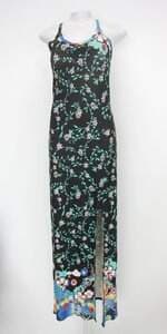 Vestido feminino estampado com Bojo e Fenda