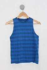 Regata Infantil boomy azul listrado 