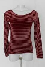 Blusa hering feminina vermelha listrada