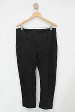 Calça de tecido feminina preta