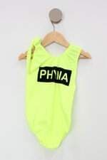 Body Infantil verde neon