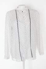 Camisa renner feminina estampada com Viés e Transparência