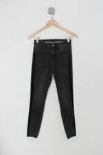 Calça Jeans renner feminina preta com Viés