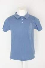 Camisa Polo new holland masculina azul com Bordado