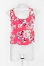 Regata feminina rosa estampada 